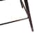Flash Furniture 26" Black LeatherSoft Counter Stool with Wood Legs AY-1928-26-BK-GG - alternate 3